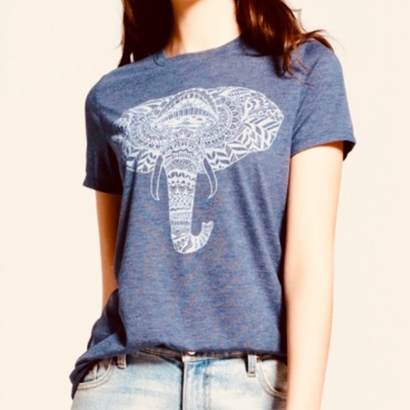 Zoe + Liv Tops - Boho Elephant Tee Zoe + Liv Women’s NWOT